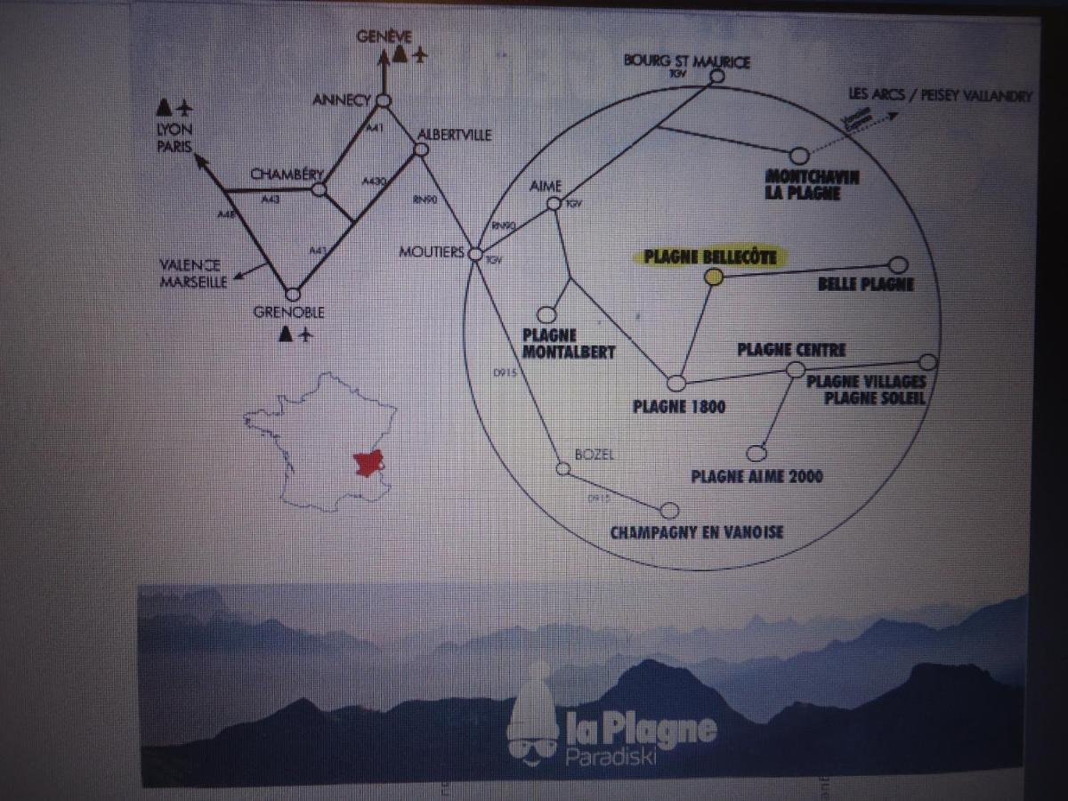 Mon Ski A La Plagne - Plagne Bellecote Residence 3000 المظهر الخارجي الصورة